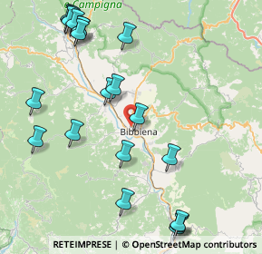 Mappa Via della Consuma, 52011 Bibbiena AR, Italia (10.435)