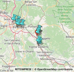 Mappa Via Giuseppe di Vittorio, 50067 Rignano sull'Arno FI, Italia (10.97636)