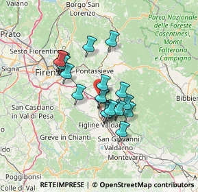Mappa Via Giuseppe di Vittorio, 50067 Rignano sull'Arno FI, Italia (10.7025)