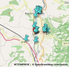 Mappa Via Giuseppe di Vittorio, 50067 Rignano sull'Arno FI, Italia (1.3475)