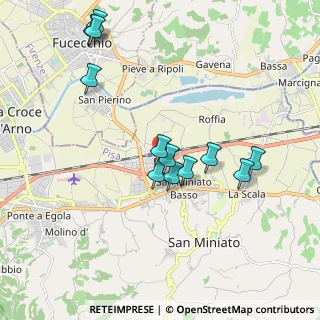 Mappa Via Gino Capponi, 56028 San Miniato PI, Italia (1.95333)