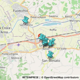 Mappa Via Gino Capponi, 56028 San Miniato PI, Italia (1.35923)
