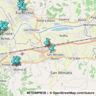 Mappa Via Gino Capponi, 56028 San Miniato PI, Italia (3.63462)
