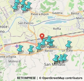 Mappa Via G. Capponi, 56028 San Miniato PI, Italia (2.45563)