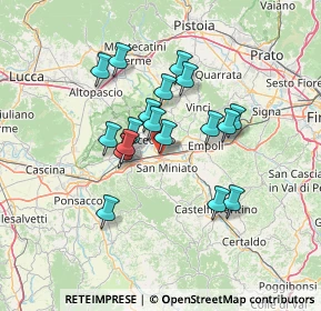 Mappa Via G. Capponi, 56028 San Miniato PI, Italia (11.44056)