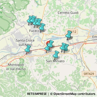 Mappa Via G. Capponi, 56028 San Miniato PI, Italia (3.34462)