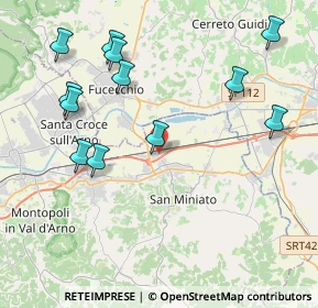 Mappa Via G. Capponi, 56028 San Miniato PI, Italia (4.70583)