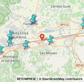 Mappa Via G. Capponi, 56028 San Miniato PI, Italia (6.27727)
