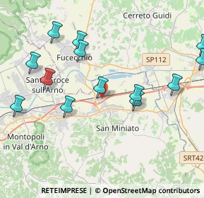 Mappa Via G. Capponi, 56028 San Miniato PI, Italia (5.92278)