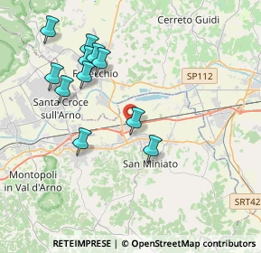 Mappa Via G. Capponi, 56028 San Miniato PI, Italia (4.06364)