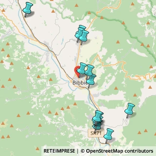 Mappa SR 71 Umbro Casentinese Romagnola, 52010 Bibbiena AR, Italia (5.23867)