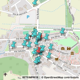 Mappa Piazza Cavalca, 56010 Vicopisano PI, Italia (0.1)