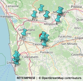Mappa Piazza Cavalca, 56010 Vicopisano PI, Italia (16.55813)