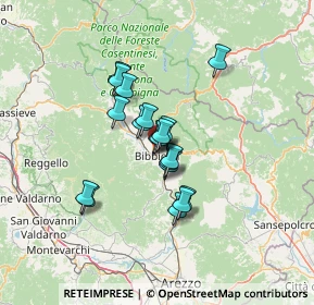 Mappa Via S. Vincenzo, 52011 Bibbiena AR, Italia (9.6)