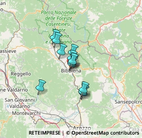 Mappa Via S. Vincenzo, 52011 Bibbiena AR, Italia (8.42917)