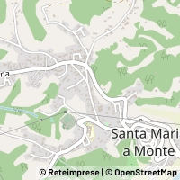 Mapa Santa Maria a Monte