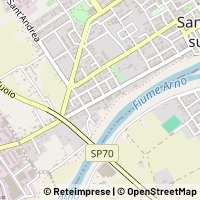 Mapa Santa Croce sull'Arno