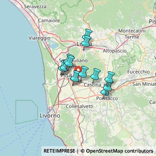 Mappa 56025 Pisa PI, Italia (9.00769)