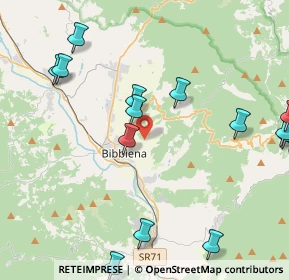 Mappa Via Santa Maria del Sasso, 52011 Bibbiena AR, Italia (6.174)