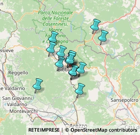 Mappa Via Santa Maria del Sasso, 52011 Bibbiena AR, Italia (8.33188)