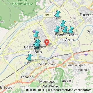 Mappa Via XXV Aprile, 56022 Castelfranco di Sotto PI, Italia (1.64583)