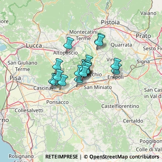 Mappa Via XXV Aprile, 56022 Castelfranco di Sotto PI, Italia (7.718)