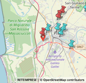 Mappa Tombolo, 56122 Pisa PI, Italia (4.75364)