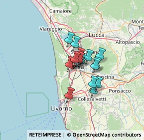 Mappa Tombolo, 56122 Pisa PI, Italia (7.91438)