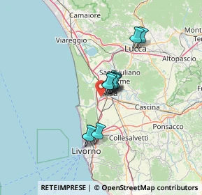Mappa Tombolo, 56122 Pisa PI, Italia (9.22273)