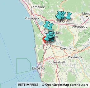 Mappa Tombolo, 56122 Pisa PI, Italia (9.22267)