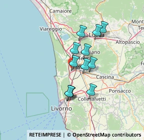 Mappa Tombolo, 56122 Pisa PI, Italia (10.93667)