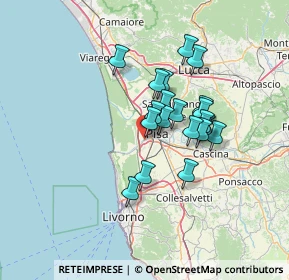 Mappa Tombolo, 56122 Pisa PI, Italia (10.6)
