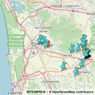 Mappa Via di Borgo, 56021 Cascina PI, Italia (11.218)