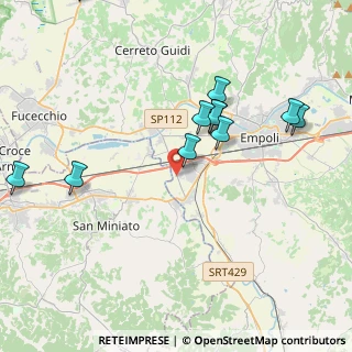 Mappa Strada Provinciale 10 Val D'Elsa, 56028 San Miniato PI, Italia (4.55545)