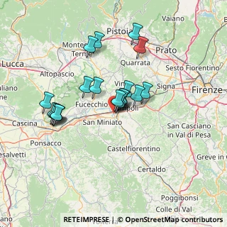 Mappa Strada Provinciale 10 Val D'Elsa, 56028 San Miniato PI, Italia (12.087)