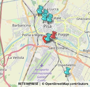 Mappa Via Pasquale Pardi, 56121 Pisa PI, Italia (1.71545)