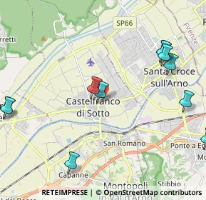 Mappa Via Tabellata, 56022 Castelfranco di Sotto PI, Italia (2.71)