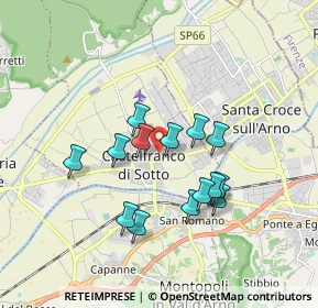 Mappa Via Tabellata, 56022 Castelfranco di Sotto PI, Italia (1.53071)