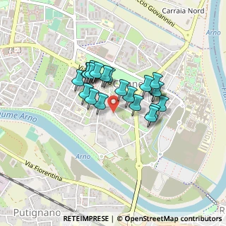 Mappa Via delle Torri, 56124 Pisa PI, Italia (0.32273)