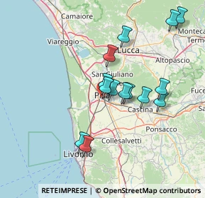 Mappa Via Alessandro da Morrona, 56121 Pisa PI, Italia (13.57286)
