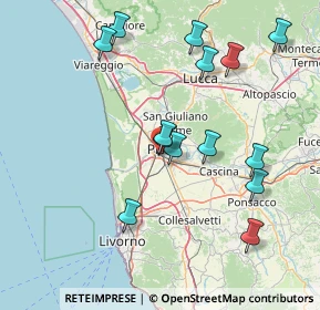 Mappa Via Alessandro da Morrona, 56121 Pisa PI, Italia (16.39)