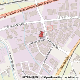 Mappa Via Paolo Caciagli,  10, 50053 Empoli, Firenze (Toscana)