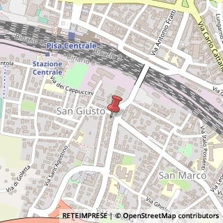 Mappa Via dell'Aeroporto, 6, 56121 Pisa, Pisa (Toscana)