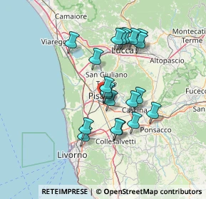 Mappa Via Umbria, 56124 Pisa PI, Italia (12.11)