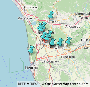 Mappa Via Umbria, 56124 Pisa PI, Italia (8.00786)