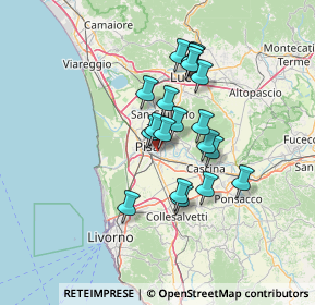 Mappa Via Umbria, 56124 Pisa PI, Italia (11.097)