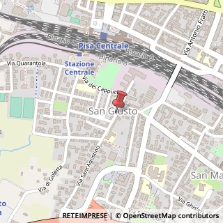 Mappa Via Sant'Agostino,  30, 56121 Pisa, Pisa (Toscana)