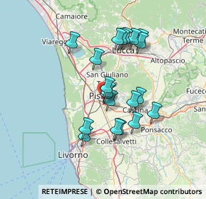 Mappa Via Maccatella, 56124 Pisa PI, Italia (12.1595)