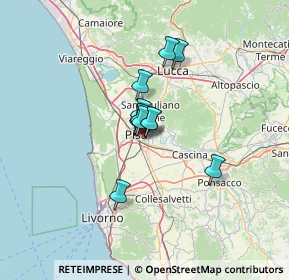 Mappa Via Maccatella, 56124 Pisa PI, Italia (7.3725)