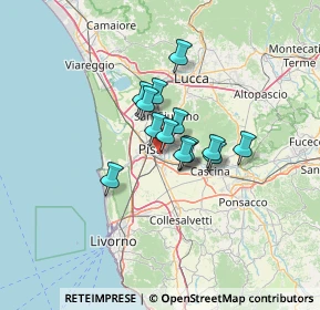 Mappa Via Maccatella, 56124 Pisa PI, Italia (8.05143)